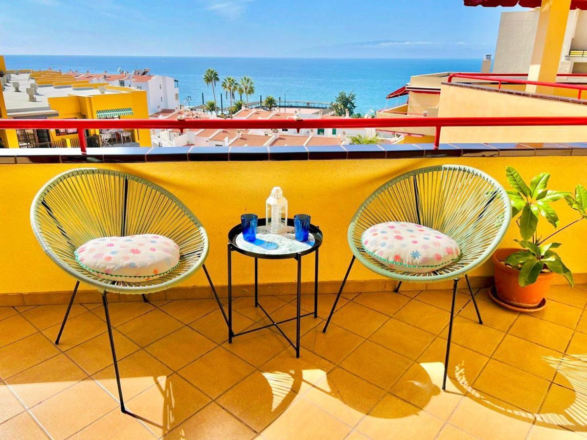 Apartament Cozy Beachfront Flat With Pool & Panoramic Sea View Terrace Puerto de Santiago  Zewnętrze zdjęcie